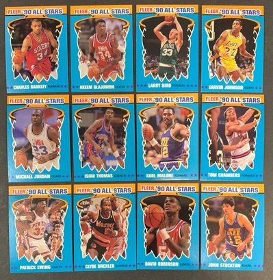 Complete 1990 Fleer All Stars Set W/ Michael Jordan