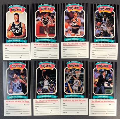 1989 San Antonio Spurs Police Complete Set W/ David Robinson Rookie