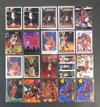 Lot Of (20) Michael Jordan Basketball Cards