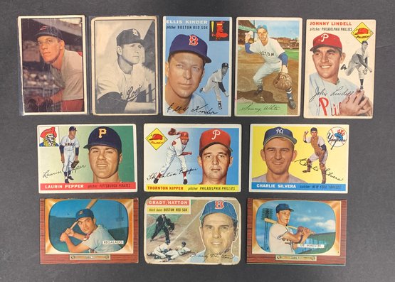 Estate Fresh Lot Of 1950s Baseball Cards