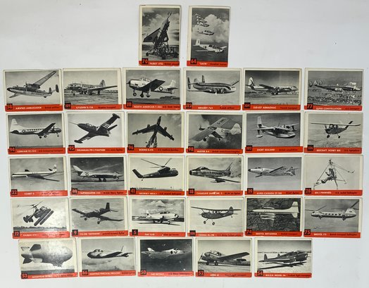 Lot Of 1956 Topps Jets Cards