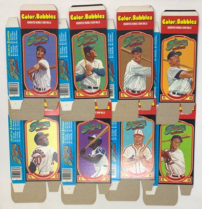 Complete 1985 Donruss Sluggers Candy Boxes Set! W/ Ted Williams, Ruth, Hank Aaron And More!