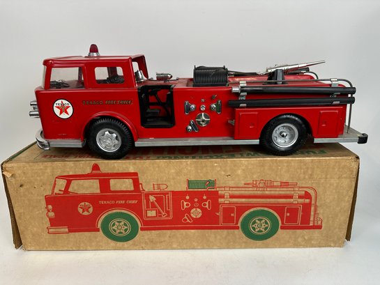 Texaco Fire Truck W/ Box Vintage