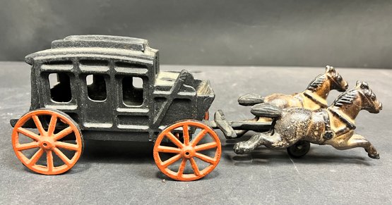 Cast Iron Stage Coach Toy