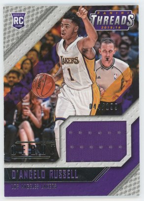2015 Threads D'Angelo Russel Rookie Relic #/199