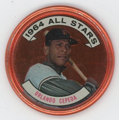 1964 Topps Coins Orlando Cepeda All Star
