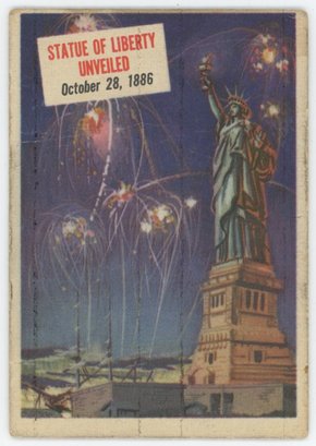 1954 Scoop #11 Statue Of Liberty Unveiled