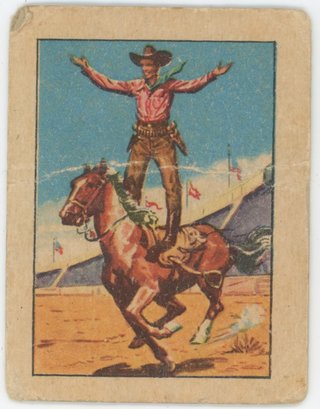 Lot Of (2) 1951 Hopalong Cassidy Cards