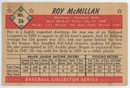 1953 Bowman Color Roy McMillan Signed