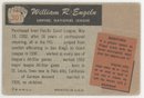 1955 Bowman #301 Willliam R. Engeln Umpire