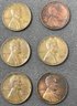 Lot Of 9 Wheat Pennies