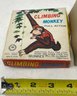 Vintage Climbing Monkey Toy In Original Box