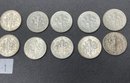 Lot Of 10 Roosevelt Silver Dimes (1)