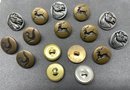 Vintage & Antique Buttons  Brass Horses And More
