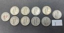 Lot Of 10 Silver Mercury Dimes (2)
