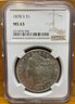 1878 S Morgna Silver Dollar NGC MS 63 Graded Mint State 63