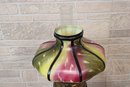 Antique Success Oil Lamp Electrified Glass Shade & Base Beautiful