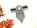 Nice Quality Rhinestone Brooches - Unmarked
