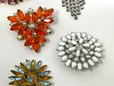 Nice Quality Rhinestone Brooches - Unmarked