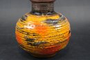 Mid Century Carstens Tonnieshof Lava Pottery Vase W Germany