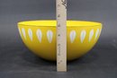 Cathrineholm Yellow 11 Inch Lotus Bowl Designed By Greta Prytz Kittelsen Norway