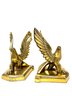 Art Deco Eagle Bookends - Brass