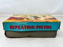 New Old Stock Case Of (12) Repeating Pistol Toy Guns Made In Japan 1960s