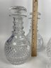 Crystal Decanters And A Pair Of Waterford Brandy Snifter