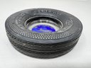Vintage Tire Advertising Ashtray With Glass