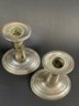 Pair Of Colonial Williamsburg Stieff Sterling Candle Holders
