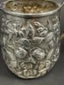 S. Kirk & Son Repousse Sterling Silver Cup Mug 124.6 Grams
