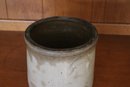 Antique Salt Glaze Cobalt Decorated Crock New Haven CT