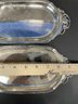 Pair Of Wallace Sterling Silver Modern Style Trays 252 Grams