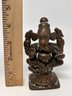 Nice Example Of A Bronze Ganesha Figure 4.5'