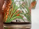 1960s Cera Glass Pineapple Glassware Set