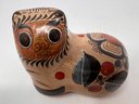 Hand Painted Mexican Cat Figure