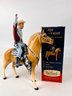 Original Hartland Roy Rogers & Trigger Horse Statue Figurine Saddle & Cowboy Hat With Box