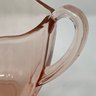 Vintage Pink Depression Glass Sugar And Creamer