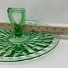 Antique Depression Glass Handled Tray