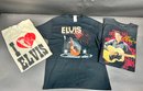 Collection Of (3) Vintage T-shirts - Elvis - Mens Large