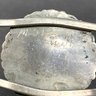 Sterling And Red Turquoise Zuni Cuff - Signed M. Stead -