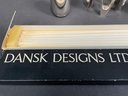 Mid Century Dansk Designs Candle Holder And Salt And Pepper Shakers Lot