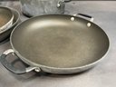 Large Lot Of Calphalon And Pampered Chef Pots And Pans