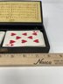 Antique Travel Cribbage Board Very Nice