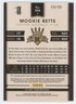 2015 Diamond Kings Mookie Betts Game Used Dual Relic #/99