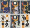 Lot Of (6) Hockey Game Used Relic Cards