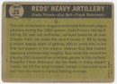 1961 Topps Red's Heavy Artillery W/ Frank Robinson