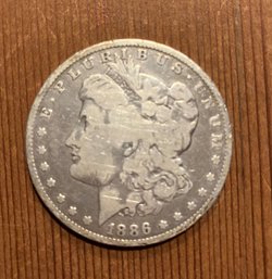 1886 Morgan Silver Dollar  (A6)