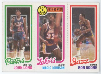 1980 Topps #18 Magic Johnson All Star Solo Rookie