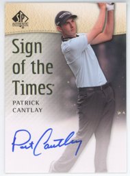 2013 SP Authentic Patrick Cantlay Rookie Auto
